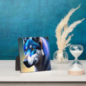 Gray Wolf Face Portret Art Fotoplaat (Insitu)