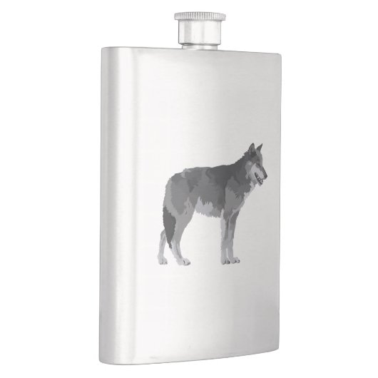 Gray Wolf Flask Flacon (Rechts)