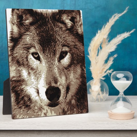 Gray Wolf Fotoplaat (Zijkant)