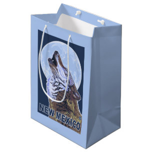 Gray Wolf Howling New Mexico Medium Cadeauzakje