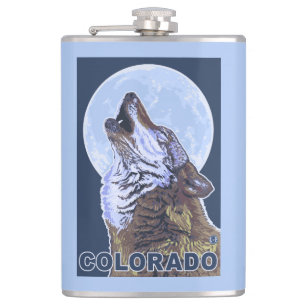 Gray Wolf HowlingColorado Heupfles