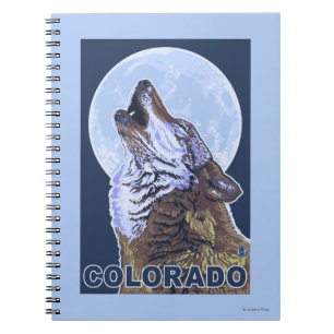 Gray Wolf HowlingColorado Notitieboek