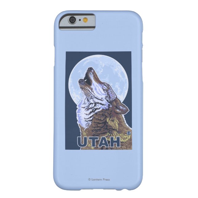 Gray Wolf HowlingUtah Case-Mate iPhone Case (Achterkant)