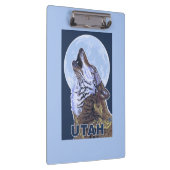 Gray Wolf HowlingUtah Klembord (Rechts)