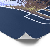 Gray Wolf HowlingUtah Poster (Hoek)