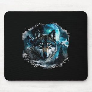Gray Wolf Hunting Ground Icy Moon Forest Galaxy Muismat