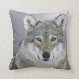 Gray Wolf Kussen