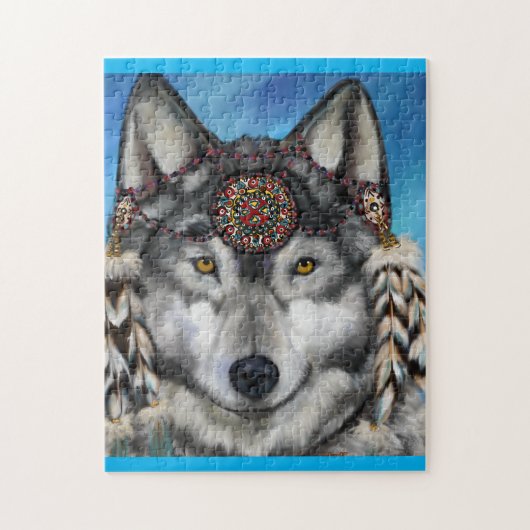 GRAY WOLF LEGPUZZEL (Verticaal)