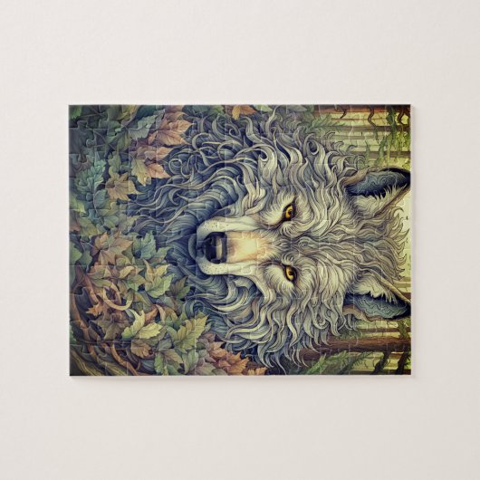 Gray Wolf Legpuzzel (Horizontaal)