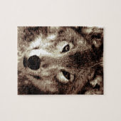 Gray Wolf Legpuzzel (Horizontaal)