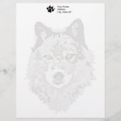 Gray Wolf Letterhead Custom Briefhoofd (Voorkant)