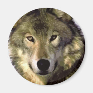 Gray Wolf Magneet