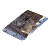 Gray Wolf Magnet Magneet (Linkerzijde)