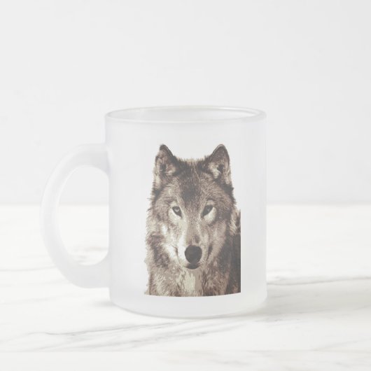 Gray Wolf Matglas Koffiemok (Links)