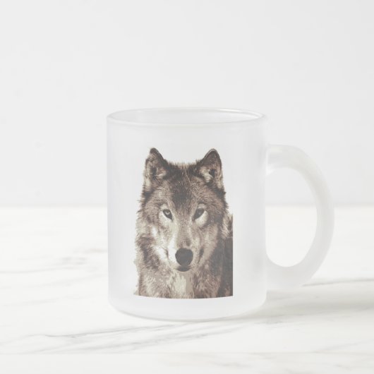 Gray Wolf Matglas Koffiemok (Rechts)