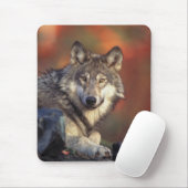 Gray Wolf Mousepad Muismat (Met muis)