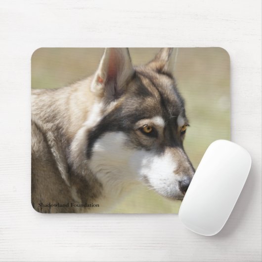 Gray Wolf Mousepad Muismat (Met muis)