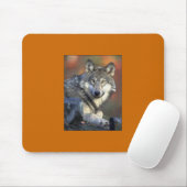 Gray Wolf Mousepad Muismat (Met muis)