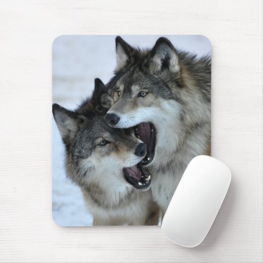 Gray Wolf Muismat (Met muis)