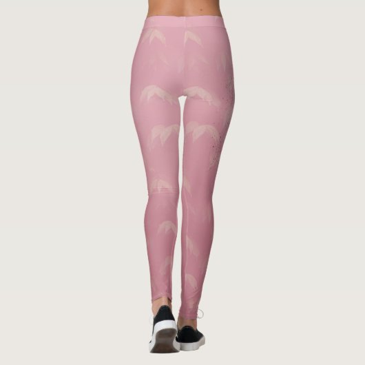 Gray Wolf Pink Leggings (Achterkant)