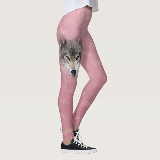 Gray Wolf Pink Leggings (Rechts)