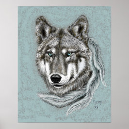 Gray Wolf Poster