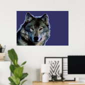 Gray Wolf Poster (Thuiskantoor)