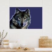 Gray Wolf Poster (Keuken)