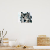 Gray Wolf Poster (Keuken)