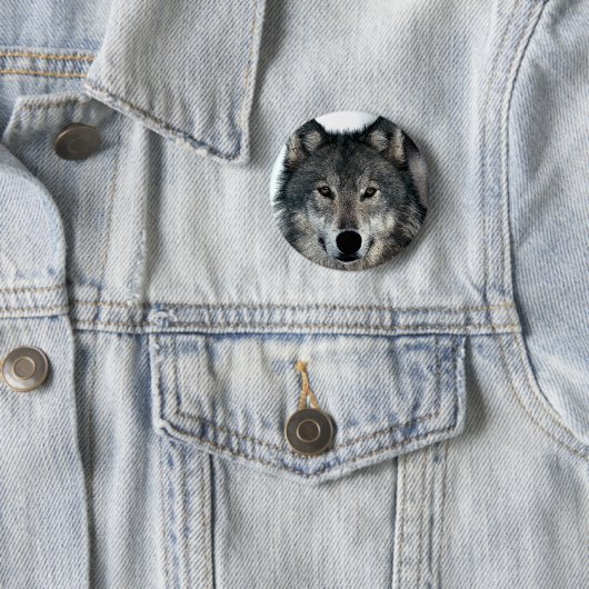 Gray Wolf Ronde Button 5,7 Cm (In situ)