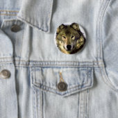 Gray Wolf Ronde Button 5,7 Cm (In situ)