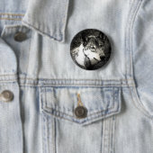 Gray Wolf Ronde Button 5,7 Cm (In situ)