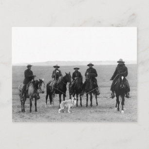 Gray Wolf Roundup, 1887 Briefkaart