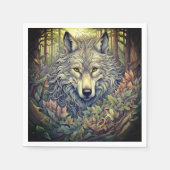 Gray Wolf Servet (Voorkant)