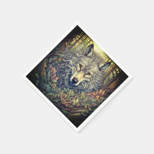 Gray Wolf Servet (Hoek)