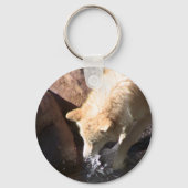 Gray Wolf Sleutelhanger (Voorkant)