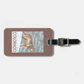 Gray Wolf StandingColorado Bagagelabel (Voorkant horizontaal)