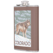 Gray Wolf StandingColorado Heupfles (Links)