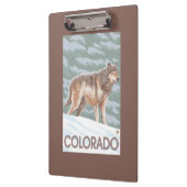 Gray Wolf StandingColorado Klembord (Links)