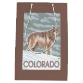 Gray Wolf StandingColorado Medium Cadeauzakje (Achterkant)