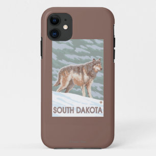 Gray Wolf StandingSouth Dakota iPhone 11 Hoesje