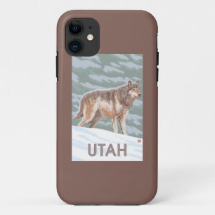 Gray Wolf StandingUtah Case-Mate iPhone Case