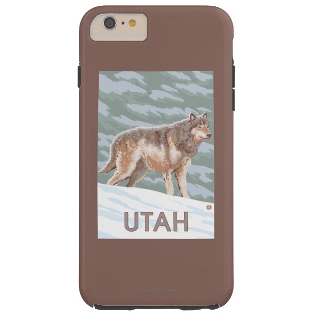 Gray Wolf StandingUtah Case-Mate iPhone Case (Achterkant)