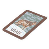 Gray Wolf StandingUtah Magneet (Linkerzijde)