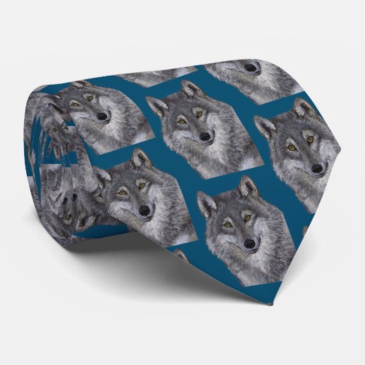 Gray Wolf Stropdas (Opgerold)