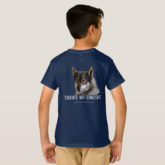 Gray Wolf T-shirt (Achterkant volledig)