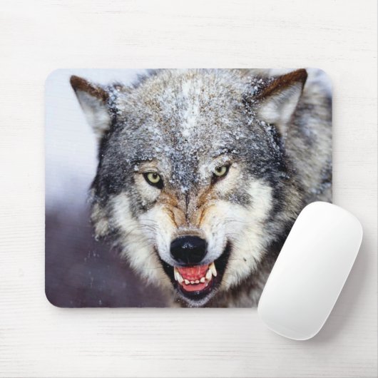 Gray Wolf Teeth Muismat (Met muis)