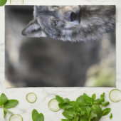 Gray Wolf Theedoek (Gevouwen)