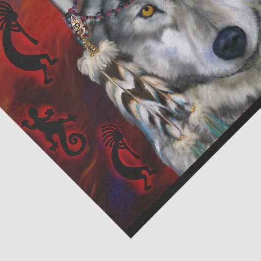 GRAY WOLF TISSUEPAPIER (Detail)