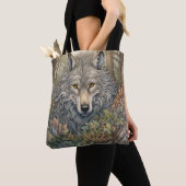 Gray Wolf Tote Bag (Dichtbij)